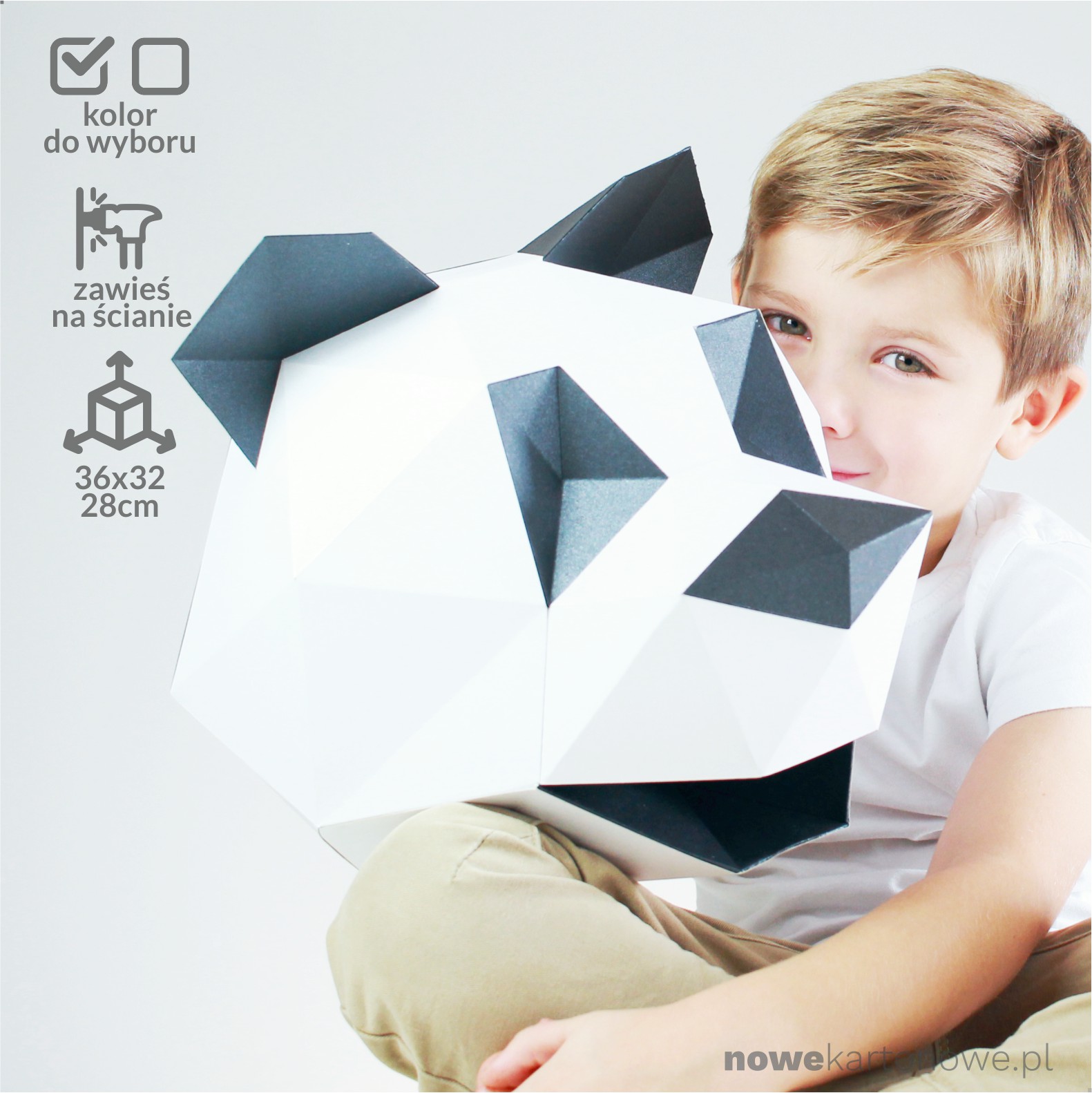 nowekartonowe PANDA zestaw kreatywny