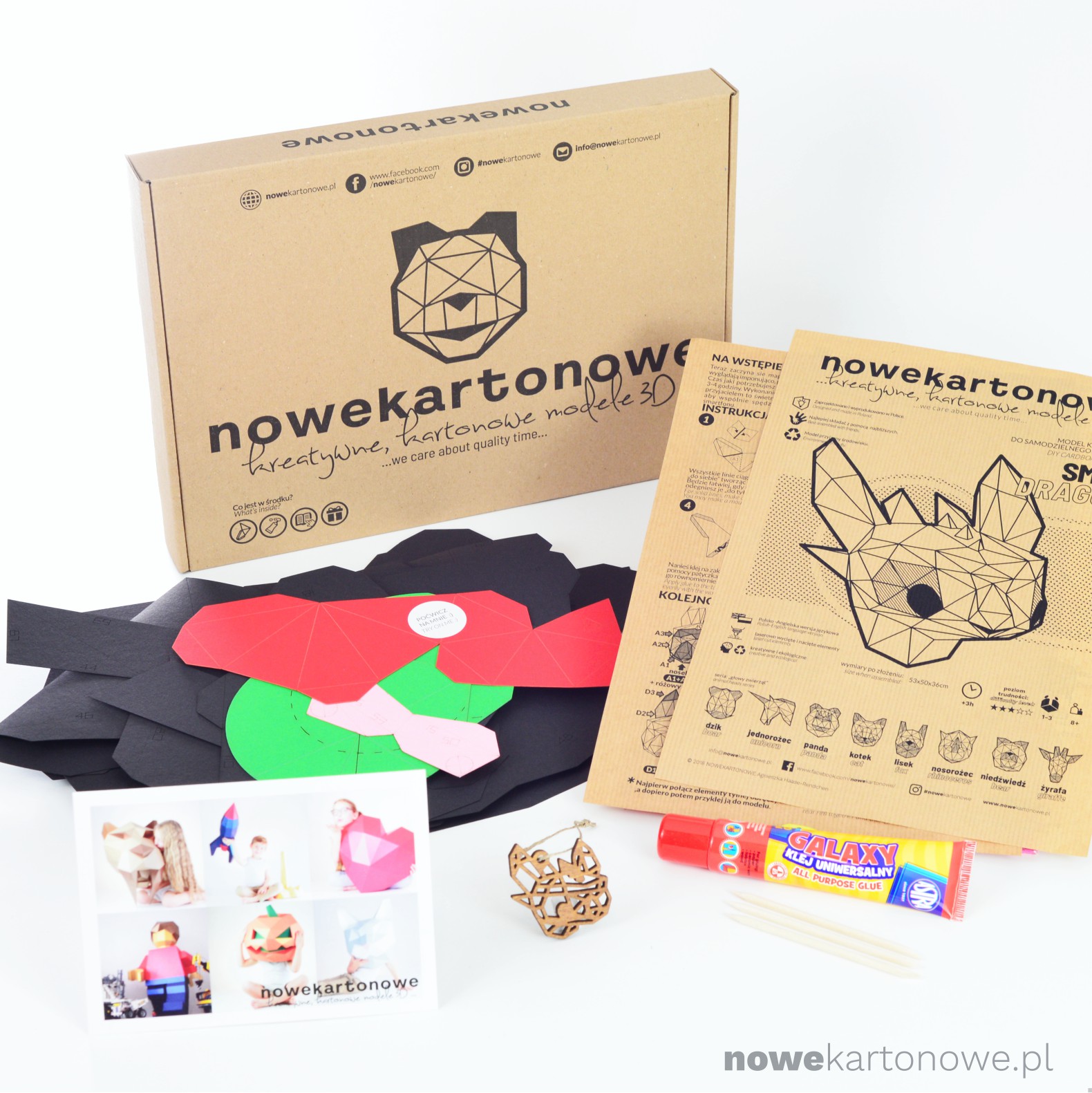 nowekartonowe SMOK zestaw kreatywny B