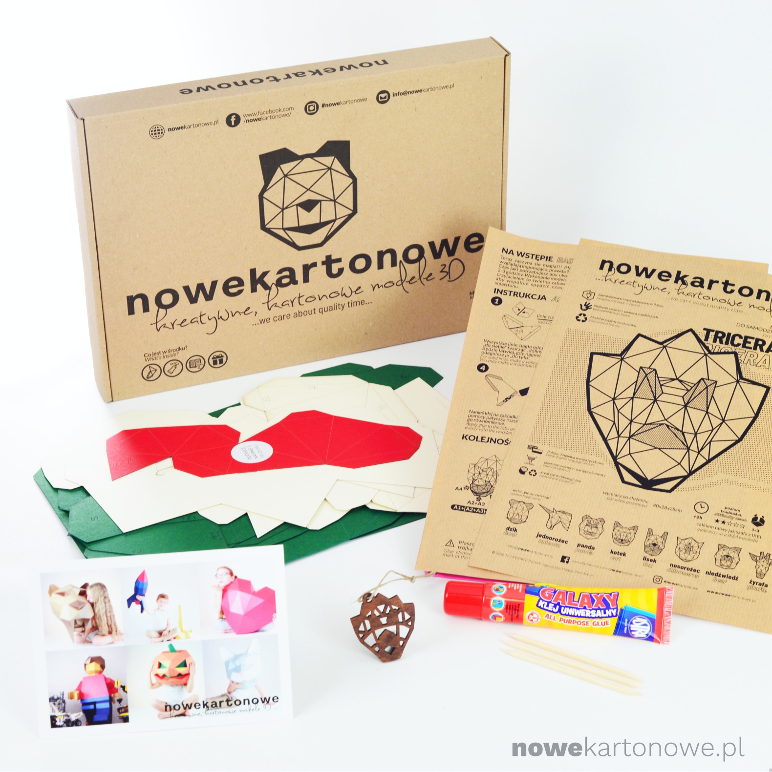 nowekartonowe TRIC zestaw kreatywny B