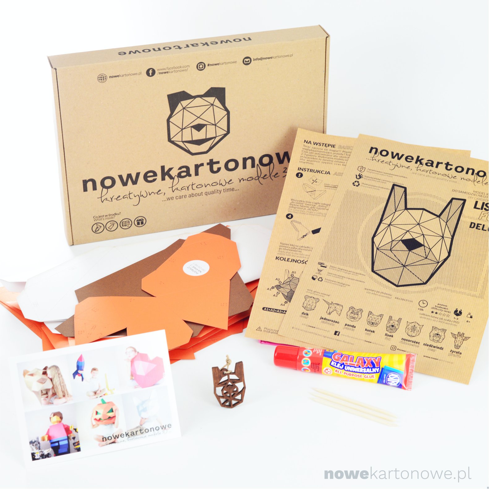 nowekartonowe LIS zestaw kreatywny B
