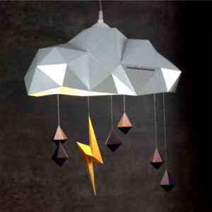 Zestaw kreatywny DIY – Lampa – Chmurka Burzowa
